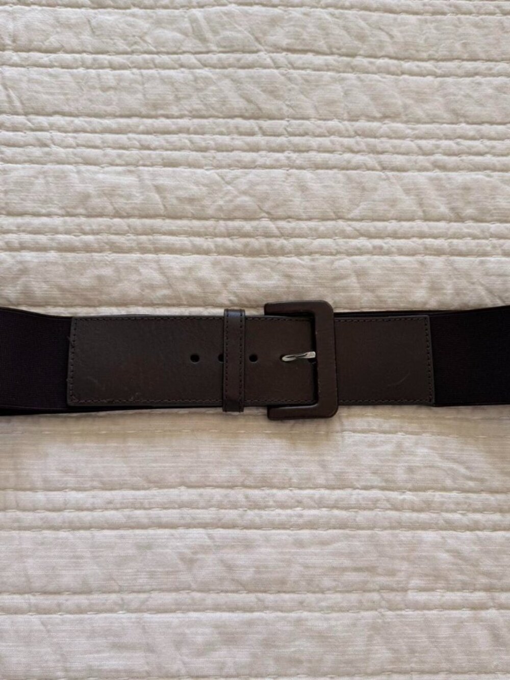 Vintage Y2K Wide Chocolate Brown Belt
